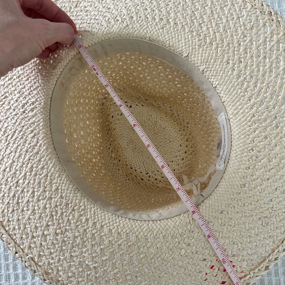 Treasure & Bond Tan Hat with Red Band - Picture 2 of 3
